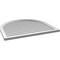 Ekena Millwork Round Top Surface Mount PVC Gable Vent w/ 2"W x 1-1/2"P Brickmould Frame, 38"W x 34"H GVPRT38X3402SN - alternate 4